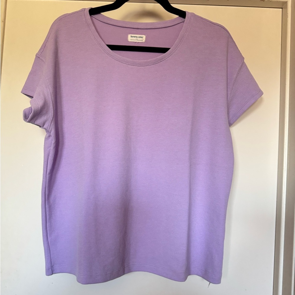Tommy John waffle knit in Lavender size Medium